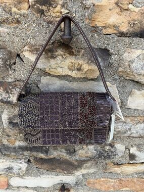 NWT Purple Beaded Bag Purse Viral TJ Maxx